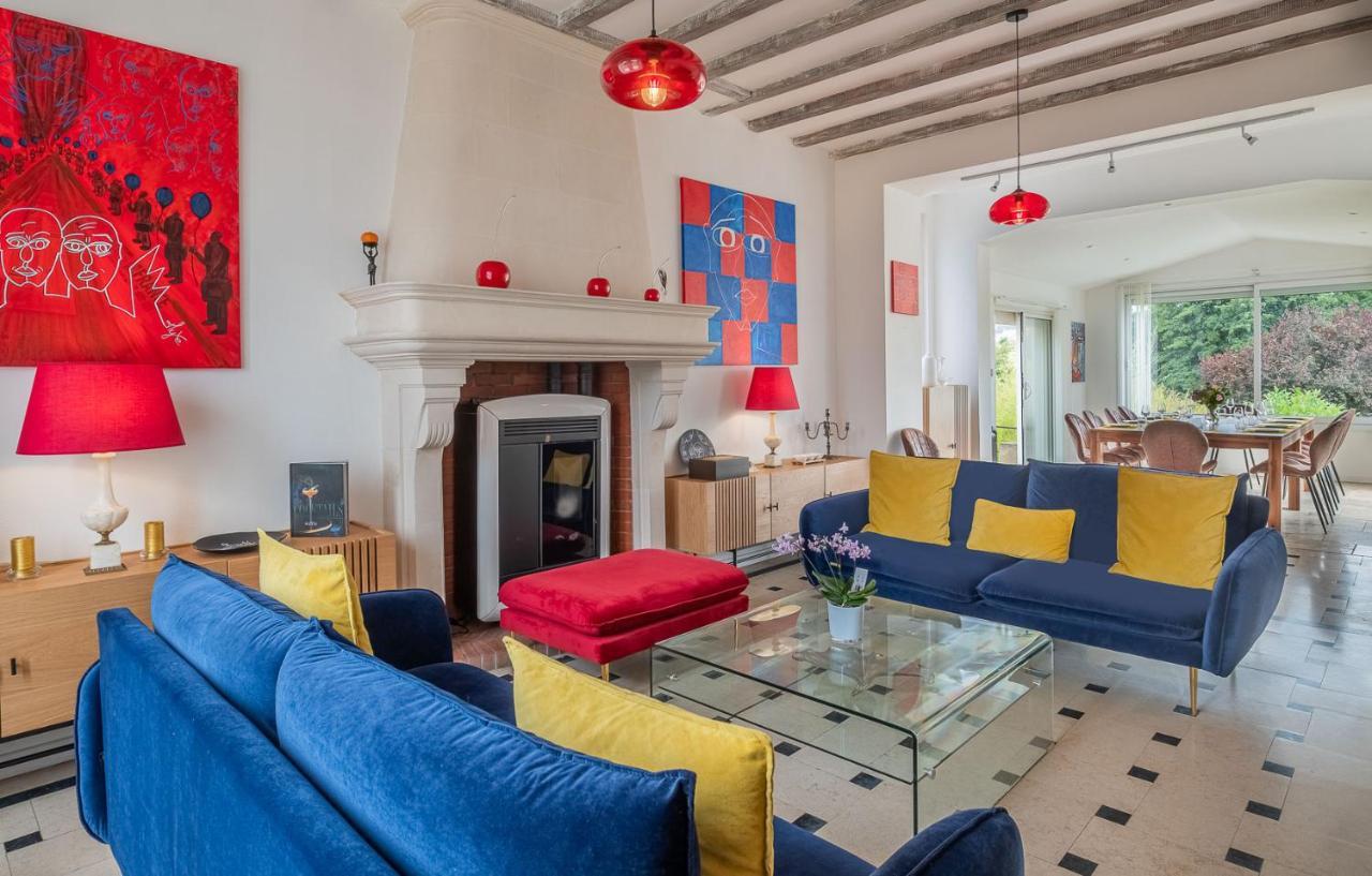 Manoir Des Bertinieres Hotel Cravant-les-Coteaux ภายนอก รูปภาพ