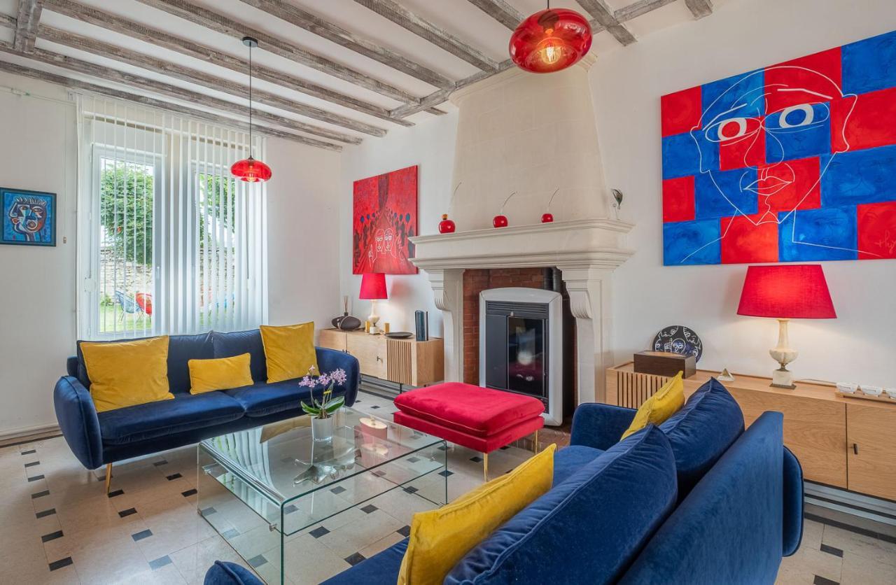 Manoir Des Bertinieres Hotel Cravant-les-Coteaux ภายนอก รูปภาพ