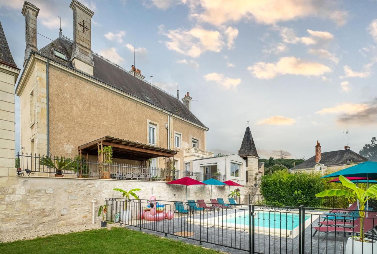 Manoir Des Bertinieres Hotel Cravant-les-Coteaux ภายนอก รูปภาพ