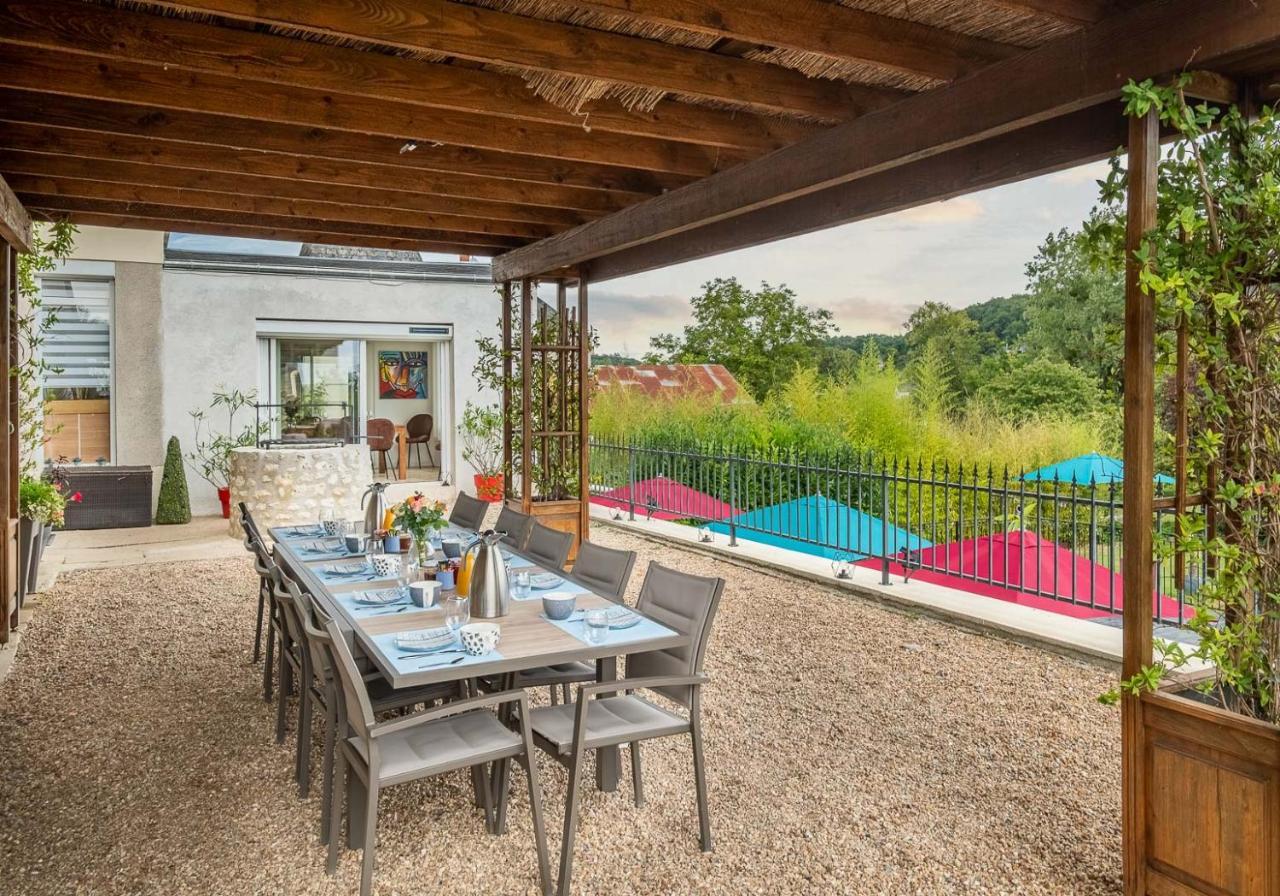 Manoir Des Bertinieres Hotel Cravant-les-Coteaux ภายนอก รูปภาพ